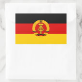 DDR Flag Rectangular Sticker (Bag)