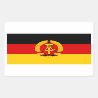 DDR Flag Rectangular Sticker
