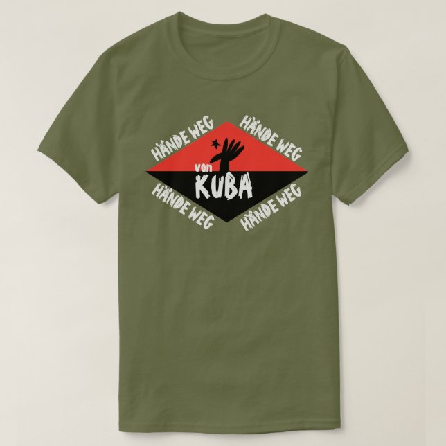 DDR Hände weg von Kuba T-Shirt (Design Front)