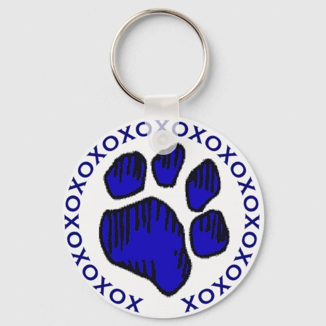 DD's I Love My Dog!! Keychain (Front)