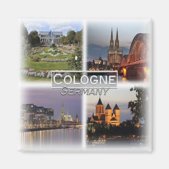 DE0102 Europe, Germany, Cologne, Fridge  Magnet (Front)