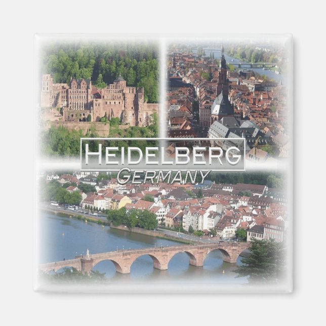 DE0104 Europe, Germany, Heidelberg, Fridge  Magnet (Front)