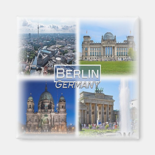 DE0109 Europe Germany, Berlin, Fridge  Magnet (Front)