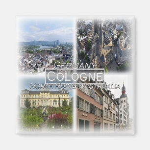 DE0120 Europe, Germany, Cologne, Fridge Magnet