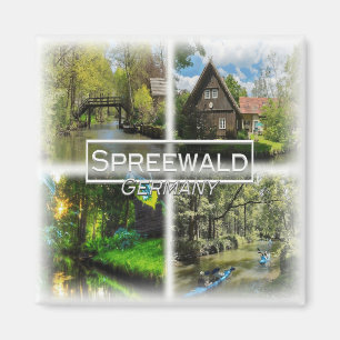 DE0133 Europe, Germany, Spreewald, Fridge Magnet