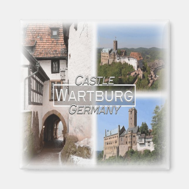 DE0135 Europe, Germany, Wartburg, Fridge Magnet (Front)