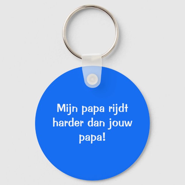 De beste papa sleutelhanger key ring (Front)