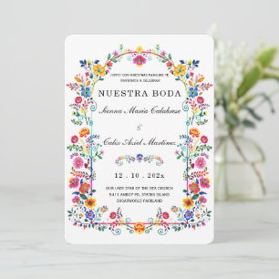 De Boda Mexicanas llenas de color Invitation