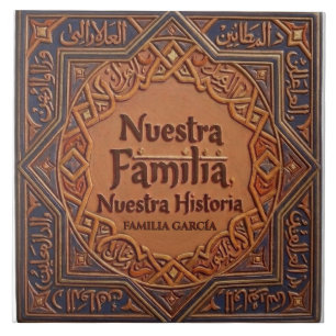 De Cerámica Artesanal: "Nuestra Familia, Nuestra H Ceramic Tile