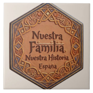 De Cerámica Artesanal: "Nuestra Familia, Nuestra H Ceramic Tile