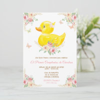 De Cumpleaños Para Niña de Patito de Goma