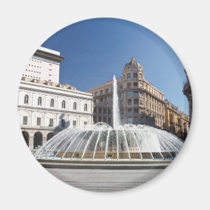 De Ferrari Square, Genoa, Italy Magnet