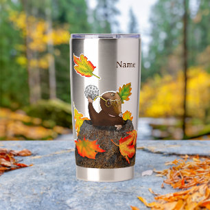 DE/GB Thermobecher/Thermal mug Maulwurf/Mole Insulated Tumbler