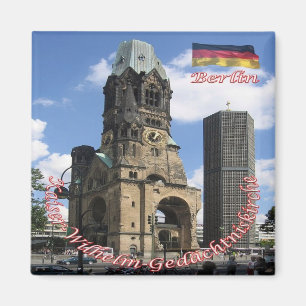 DE - Germany Berlin Kaiser Wilhelm Memorial Church Magnet