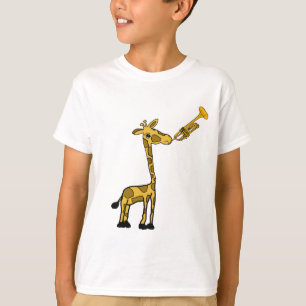 DE- Giraffe Playing the Trumpet Shirt