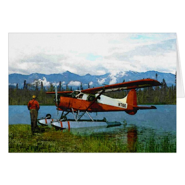 De Havilland Beaver Floatplane (Front Horizontal)