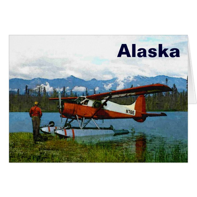 De Havilland Beaver Floatplane - Alaska (Front Horizontal)