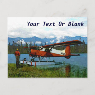 De Havilland Beaver Floatplane - Alaska Postcard