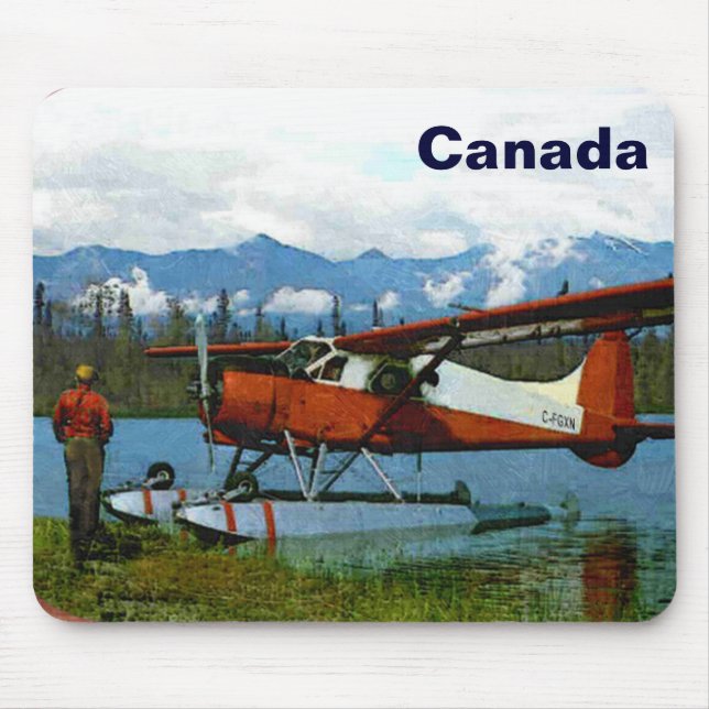 De Havilland Beaver Floatplane Mouse Pad (Front)