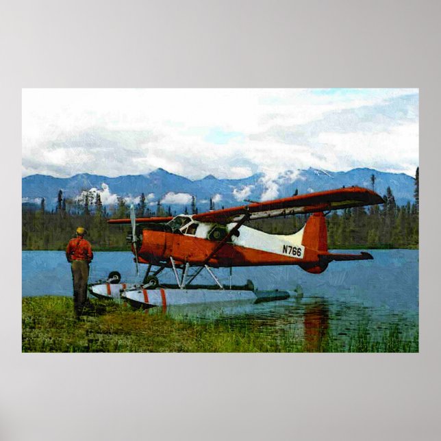 De Havilland Beaver Floatplane Poster (Front)