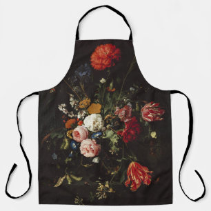 de Heem Floral Vase Painting Apron