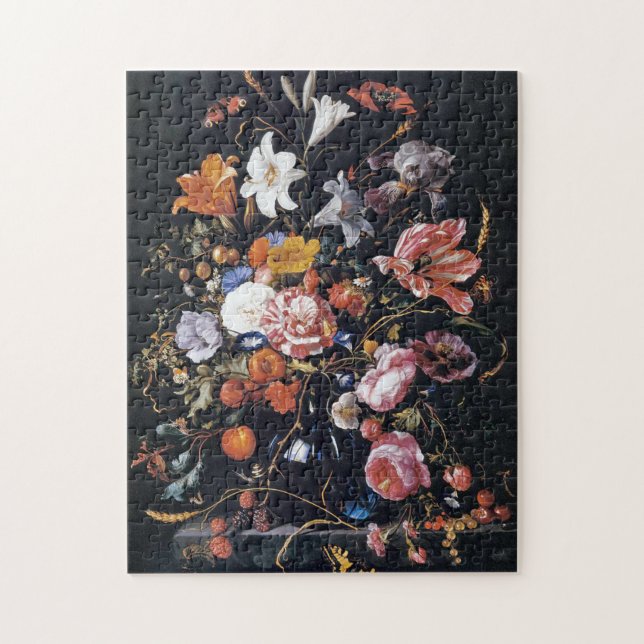 de Heem Floral Vase Painting Jigsaw Puzzle (Vertical)