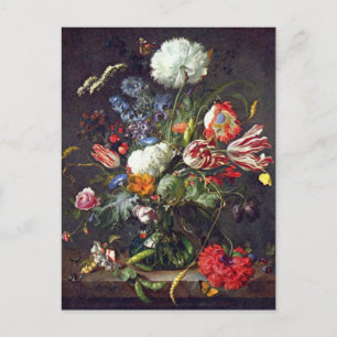 De Heem Flower Postcard