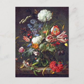 De Heem Flower Postcard