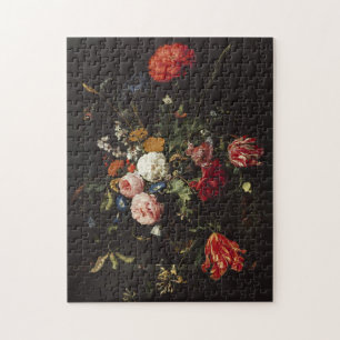 de Heem Flower Vase Painting Jigsaw Puzzle