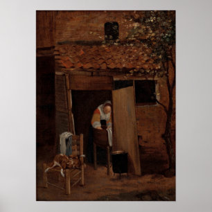 De Hooch - Courtyard Poster