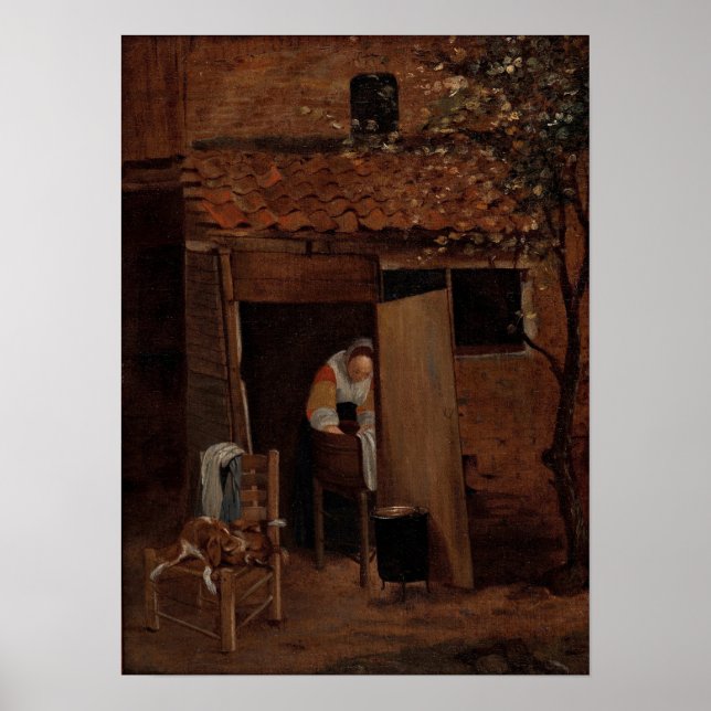 De Hooch - Courtyard Poster (Front)