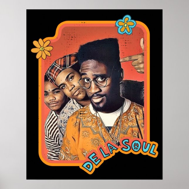 De La Soul American Hip Hop Band Poster (Front)