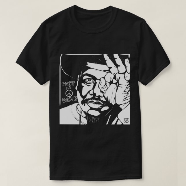 De la soul Dave rest in peace T-Shirt (Design Front)