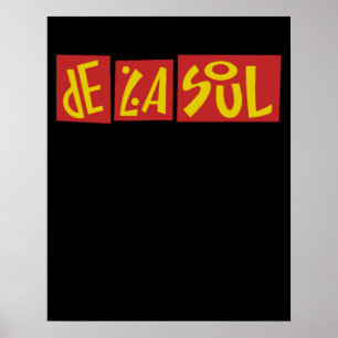 De La Soul Typography Poster
