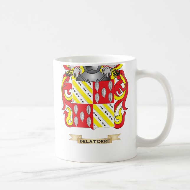 de la Torre Coat of Arms Coffee Mug (Right)