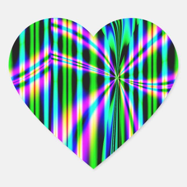 De-Looped Heart Sticker (Front)