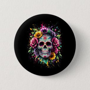 De Los Muertos Day Of The Government Agencyd Sugar 6 Cm Round Badge