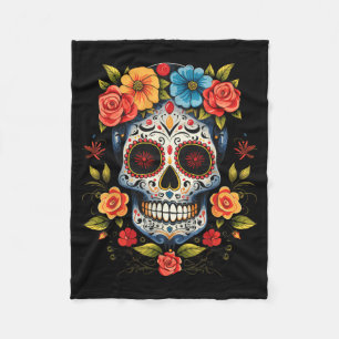 De Los Muertos Day Of The Government Agencyd Sugar Fleece Blanket