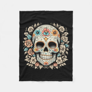 De Los Muertos Day Of The Government Agencyd Sugar Fleece Blanket