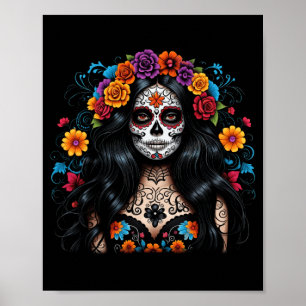 De Los Muertos La Catrina Day Of The Government Poster