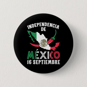 De Mexico 16 Septiembre Mexican Independence 1 6 Cm Round Badge
