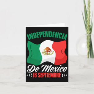 De Mexico 16 Septiembre Mexican Independence Card