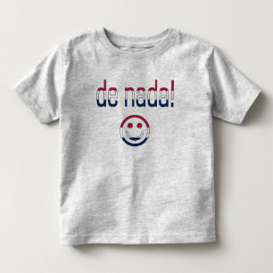 De Nada! America Flag Colours Toddler T-Shirt