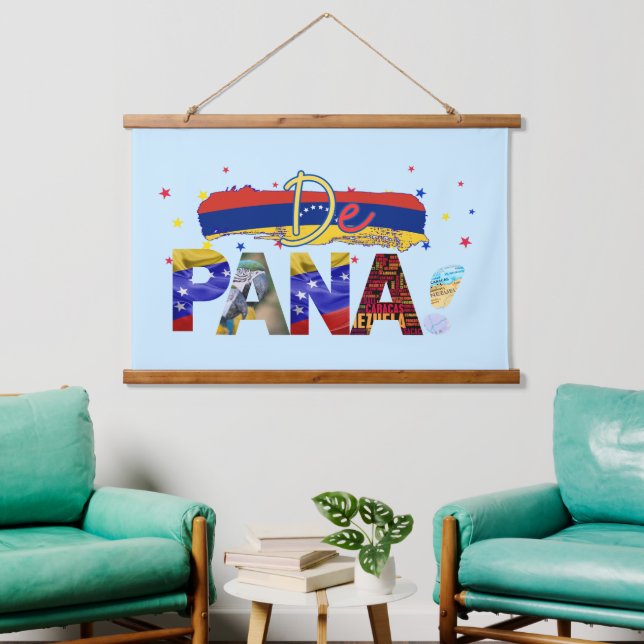 De Pana Venezuela Slang Venezuelan Culture Lovers Hanging Tapestry (Living Room)