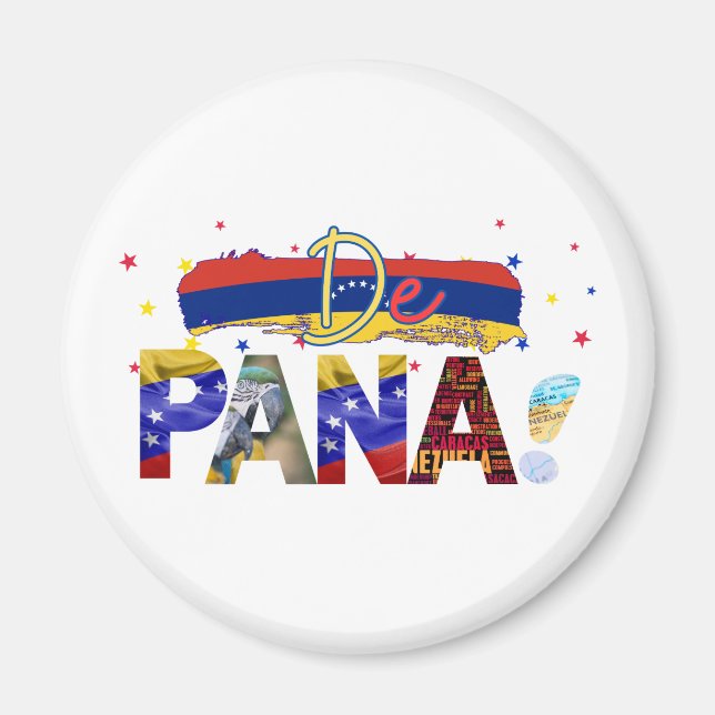 De Pana Venezuela Slang Venezuelan Culture Lovers Magnet (Front)