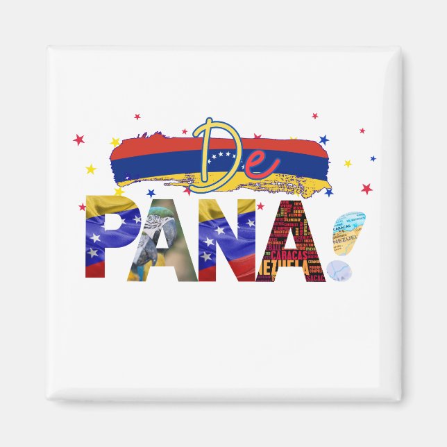 De Pana Venezuela Slang Venezuelan Culture Lovers Magnet (Front)