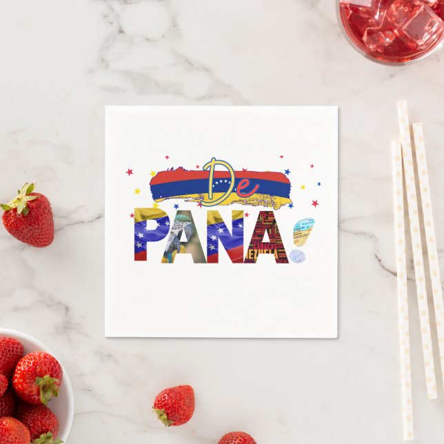 De Pana Venezuela Slang Venezuelan Culture Lovers Napkin (Insitu)