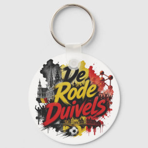 De Rode Duivels - Belgium national team nickname Key Ring