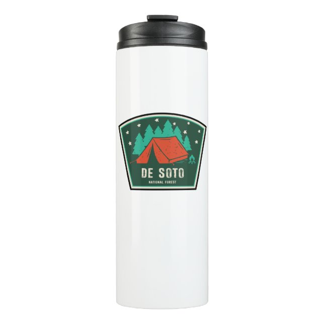 De Soto National Forest Camping Thermal Tumbler (Front)
