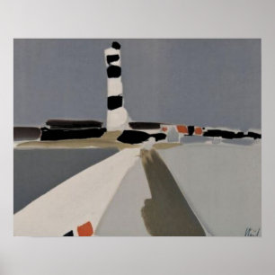 de stael le phare, 1953, Nicolas de Staël Poster